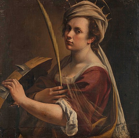 Artemisia Gentileschi, Self-Portrait as Saint Catherine of Alexandria