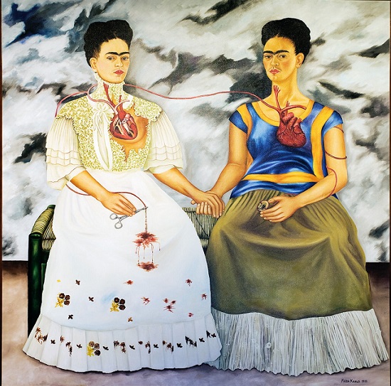 The Two Frida's by Frida Kahlo