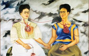 The Two Frida's by Frida Kahlo